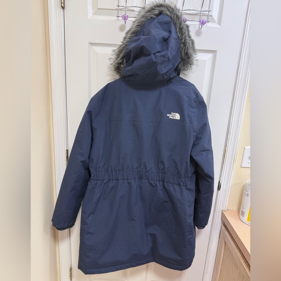 The North Face Women's Arctic Parka Down Coat in Summit Navy, Size 2X - Picture 7 of 7